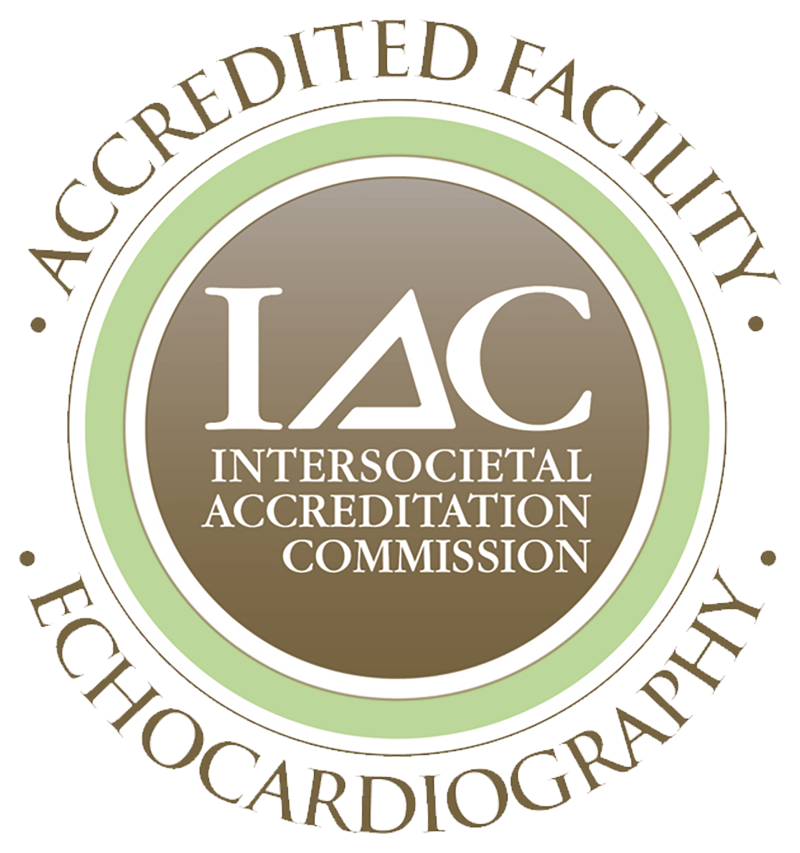 IAC Accredited Facility, Echocardiography logo