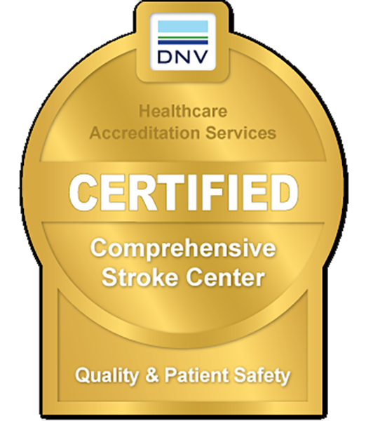 Ranked highest by Society of Thoracic Surgeons - DNV Certification Comprehensive Stroke logo
